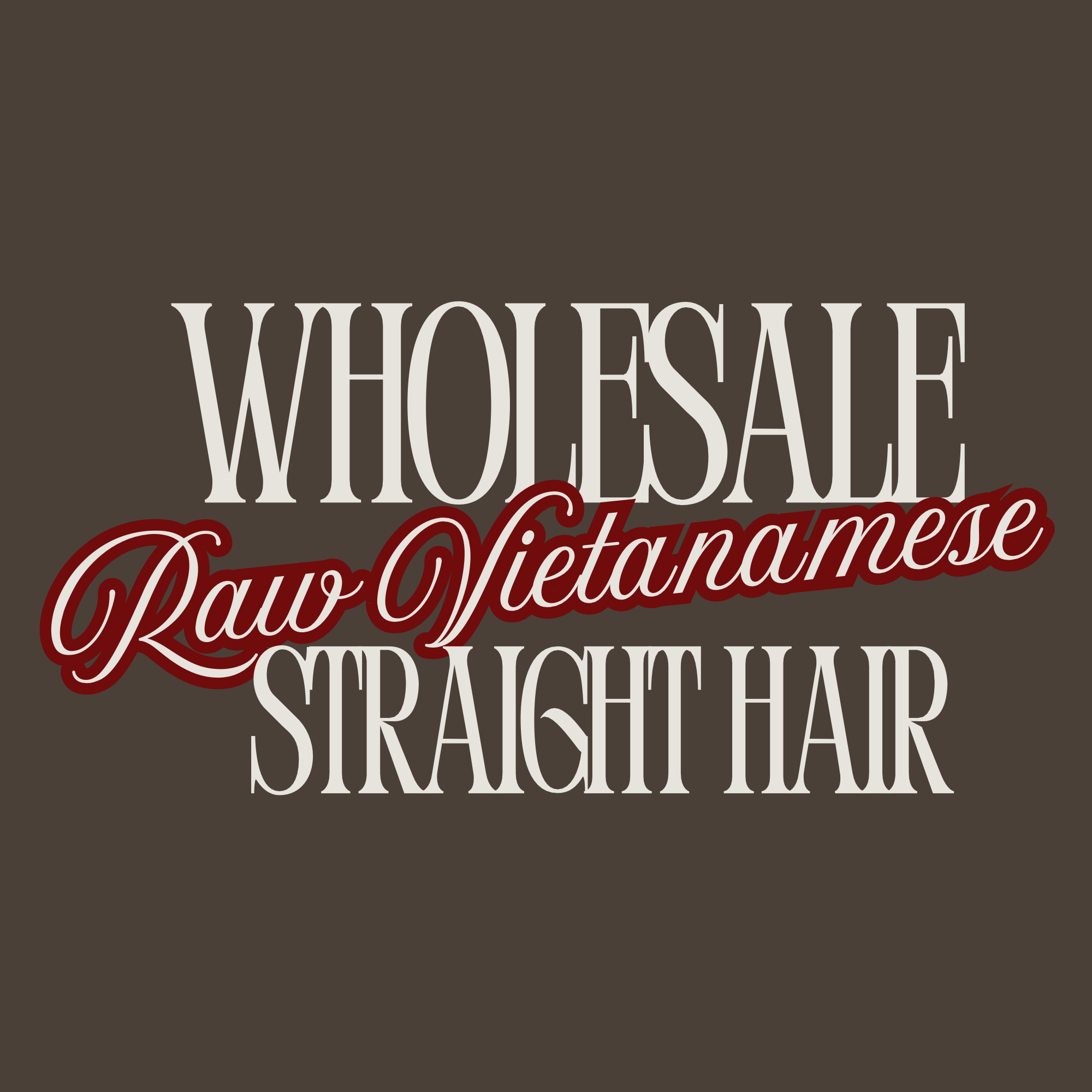 Wholesale Raw Vietnamese Straight Hair