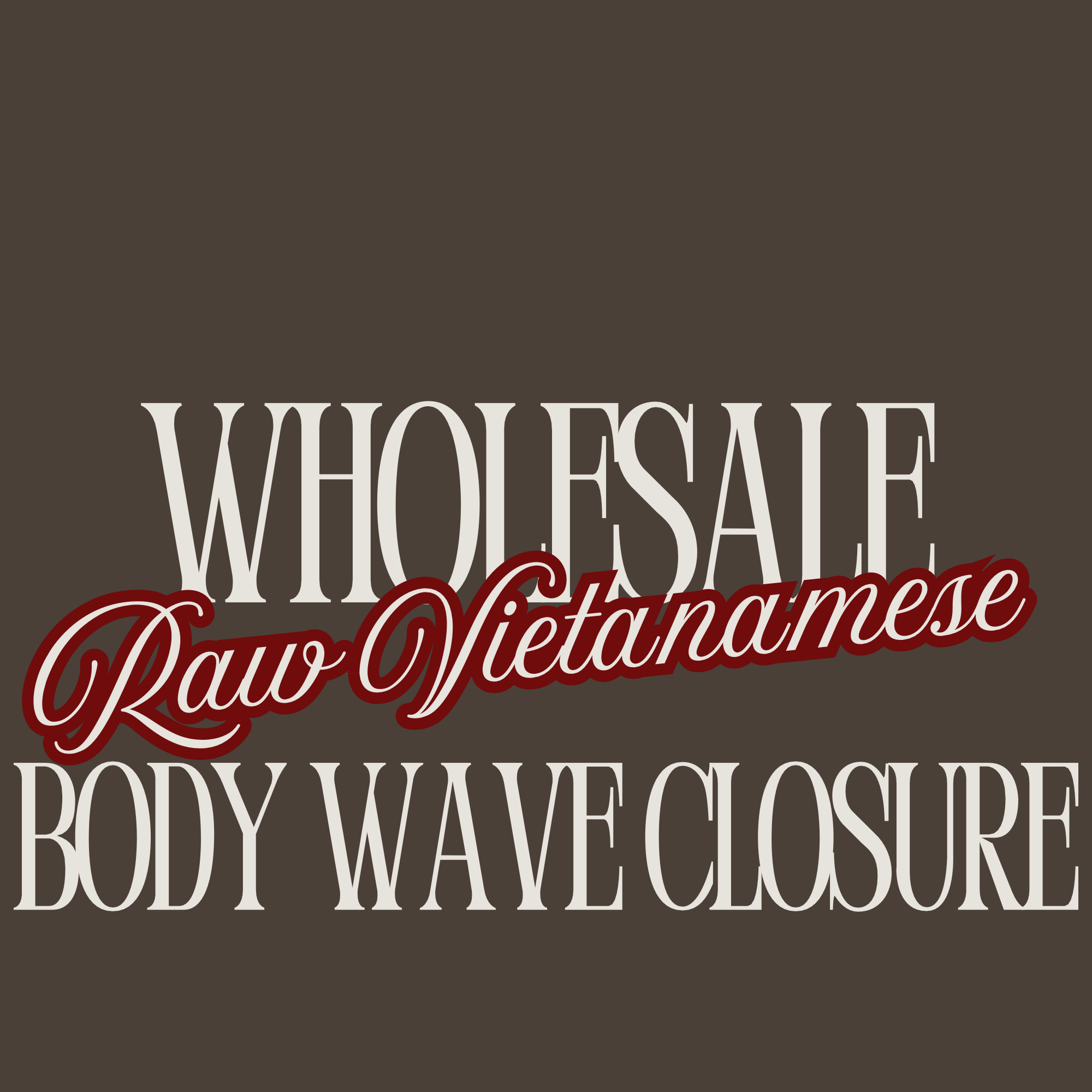 Raw Vietnamese HD Body Wave Closure